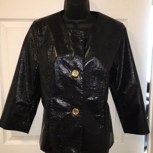 Vegan Patent Leather Jacket